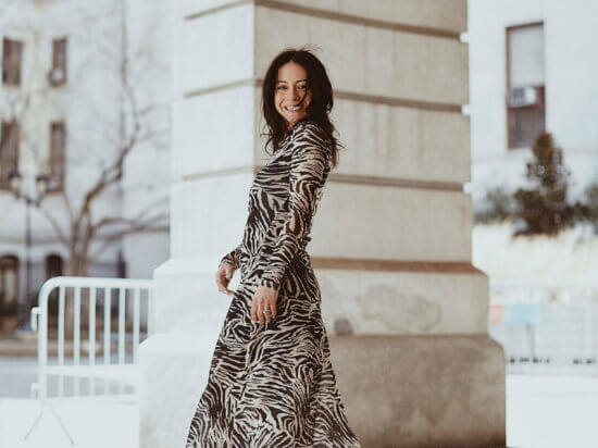 sunday edit topshop zebra dress studded boots