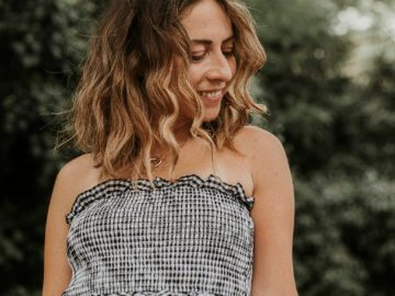 The Sunday Edit philadelphia style blogger gingham skirt top