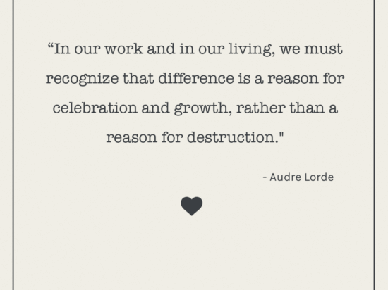 Audre Lorde a letter to readers