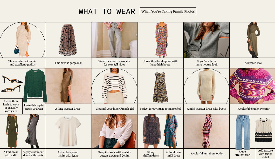 What to Wear for Family Photos - Little Blank Diaries